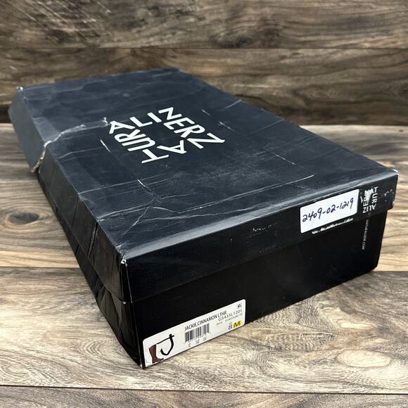 NIB Naturalizer 8M Jackie Leather Knee High Riding Boots Zip Buckle Cinnamon - Picture 14 of 15